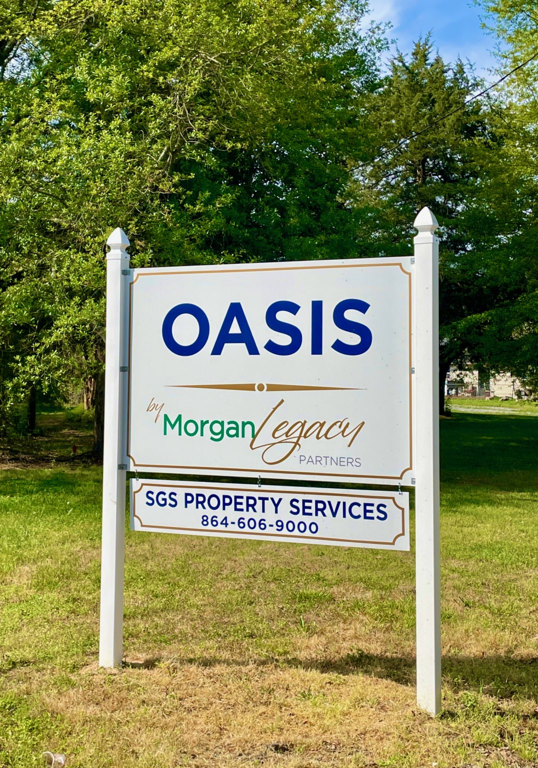 Oasis Park Sign